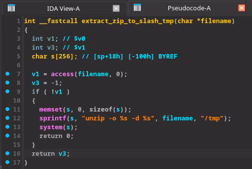 Tplink Ida Pseudocode